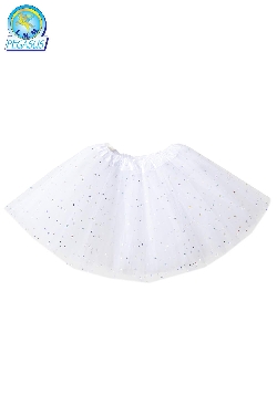 GONNA TULLE BIANCA STELLATA 